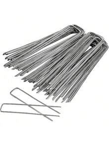 镀银地钉、草坪钉、U型控制垫销、织物、花园网、人造草坪 - 彩色 - 查看 12