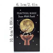 Set divinatorio esoterico - Mazzo di carte oracolo premium ispirato alla luna con simbolismo botanico per studi mistici universitari