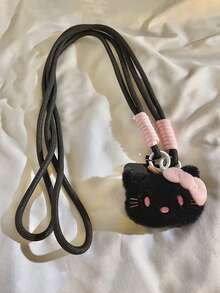 Sanrio 1pc Cute Pink Hello Kitty Lanyard, Suitable For Badges, Phones, Cameras And Other Cartoon Pendants, Can Be Hung Around Neck Or Shoulder, Best Gift Choice - Multicolor - View 6