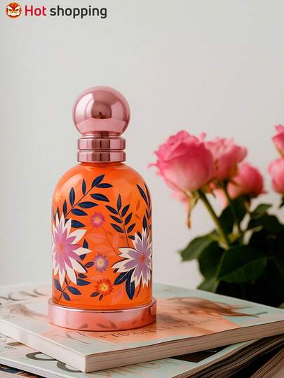 HOT SHOPPING Perfume para mujer, 100 ML, fragancia frutal floral. Aroma duradero con un toque de elegancia y distinción. Excelente proyección y alta identidad olfativa. Diseñado para mujeres con estilo, con una esencia dulce y fresca. Ideal para todas las mujeres.