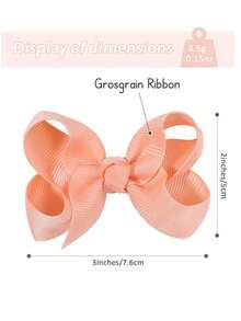 bilicaca 2/10/20/30/40/60pcs Random Color Cute Hair Clips, Satin Ribbon Bow Hair Clips, Hair Accessories Suitable For Girls, Toddlers, Children Daily Wear