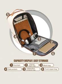 Myco Ryanair Cabin Bag - 40/20/25cm 15.75x7.87x9.84inch Underseat Carry-On Backpack With Multiple Compartments, Durable Nylon Material, Ideal For Airline Travel, Casual Daypack, And School Bag, Airline Compliant Hand Luggage, Airline Compliant Bag | Minimalist Design | Durable Zipper Closure, Cabin Bag Bag For School School Accessories School Stuff