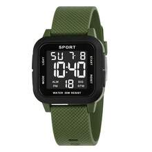时尚多功能户外运动电子表，带倒计时、闹钟、男女时尚数字表、户外防震电子表