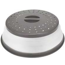 Silicone Microwave Splatter Cover, Microwave Cover For Food Fruit Drainer, Microwave Food Cover, Microwave Plate Cover, Microwave Lid, Kitchen Essentials, Dishwasher Friendly Collapsible Microwave Covers - Microwave Splatter Cover For Food, Space-Saving Design (10.5 Inch) Silicone & Plastic And Dishwasher Friendly - Food Cover - View 14