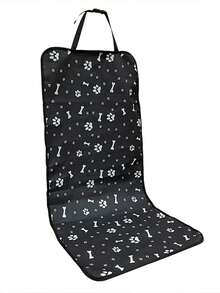 1 件通用防水、防污、防爪黑色宠物汽车座椅套，带通风功能，适用于狗、猫和小动物，牛津布防污垫，适用于前排座椅和副驾驶座椅