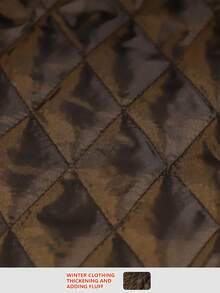 1件男童加厚格子领双排扣外套，秋冬季 - 灰色 - 查看 6