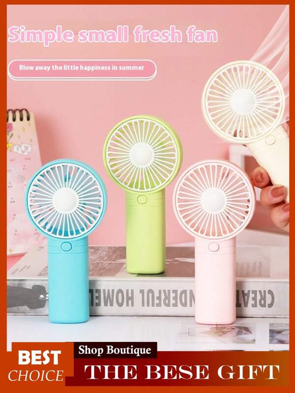 1pc Portable Hand Fan, Summer Fan, Mini Fan, Portable Fan, Mini Handheld, Personal Lash Drying Fan,Summer Handheld Fan, Mini Handheld Fan, Battery Operated , Small Personal Portable Fans , Powerful Eyelash Fan ,Portable Mini Silent Desktop Fan, For Sport,Travel,Kitchen,Bedroom,School,Office Camping,