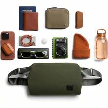 Bellroy Classic Sling Everyday 7 Liter Minimalist Crossbody Bag With Internal Organization Adjustable Crossbody Strap And Autocompression System Olive SH PO - Ôliu - Xem 6