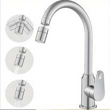 Splash Proof Faucet, 360 Degree Splash Proof Toiletries, Two Water Outlet Modes, Faucet Expansion Device, Foaming Device, Rotatable Expansion Device