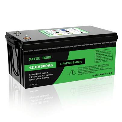 DATOUBOSS Batería LiFePO4 DATOUBOSS de 12 V y 300 Ah, BMS integrado de 200 A, batería de litio de ciclo profundo de más de 15 000 ciclos, potencia máxima de 3840 W compatible con conexión en serie/paralelo, ideal para energía solar, vehículos recreativos y sistemas fuera de la red.