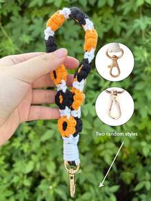 1 件手工钩针波西米亚风格雏菊腕带、钥匙链带、水瓶手柄绳，是送给朋友和爱人的理想礼物，学校汽车配件可爱哥特 Y2k - 彩色 - 查看 18