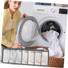 AQY Mobestech 2Pcs Underwear Storage Box Foldable Fabric Organizer For Socks And Accessories Drawer Divider For Closet Organization Space Saving Grey Design 8502 - 多 - 查看 7