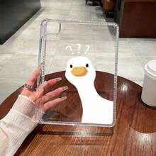 Étui de protection transparent en cristal pour iPad, panneau arrière en acrylique, avec fente pour stylet, convient pour la 11e génération (A16) de 11 pouces, pour iPad Air 7, pour iPad 2020/2021/2022 Pro 11 pouces/Mini 7/6, pour iPad 10e génération, pour iPad 7/8/9 génération 10,2 pouces/Air 11 (M2) 2024 (M3) 2025 et autres modèles d'étuis de protection pour tablette, anti-pliure, anti-chute