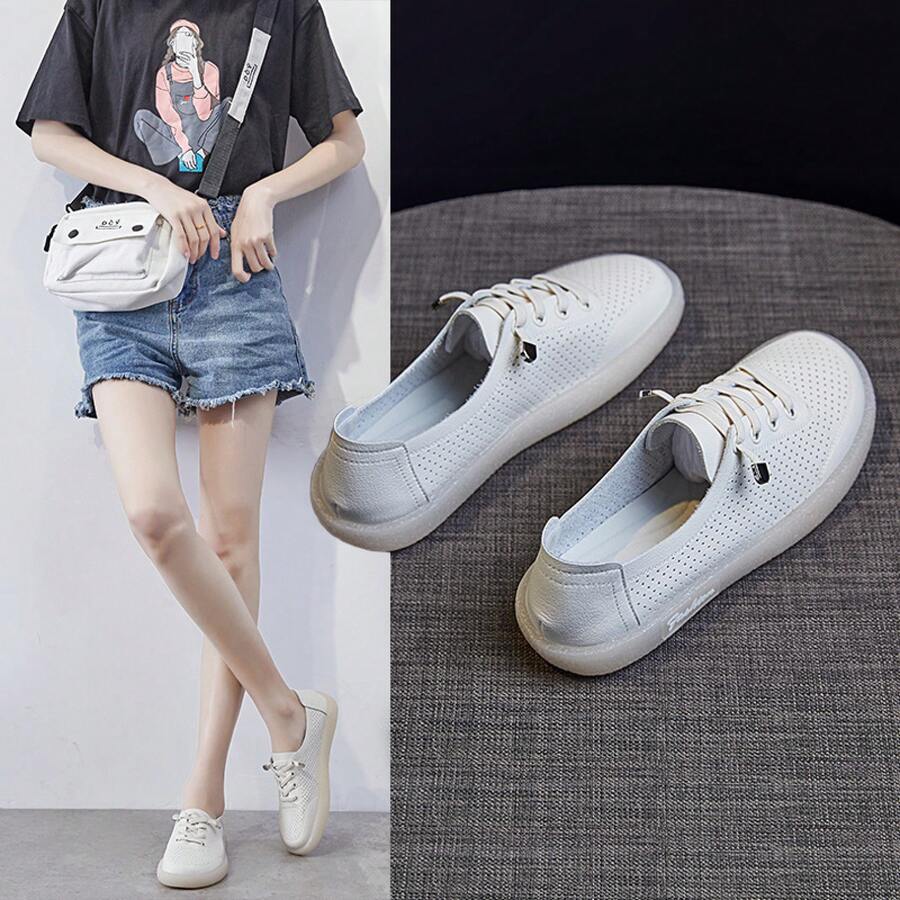 Women Walking Shoes - 黑色 - 查看 1