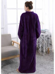 Bathrobe - Negro - - View 2
