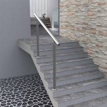 Disabled Access Outdoor Steel Handrail Grabrail Safety Rail Mobility Aid 80cm UK - Silver - View 9