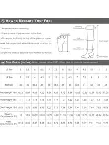 Women's Mid Calf Combat Boots Fashion Lace-Up Biker Ankle Booties Waterproof Military Winter Zip Boots - Black - View 10