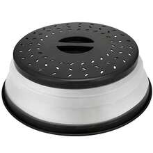 Silicone Microwave Splatter Cover, Microwave Cover For Food Fruit Drainer, Microwave Food Cover, Microwave Plate Cover, Microwave Lid, Kitchen Essentials, Dishwasher Friendly Collapsible Microwave Covers - Microwave Splatter Cover For Food, Space-Saving Design (10.5 Inch) Silicone & Plastic And Dishwasher Friendly - Food Cover - View 15