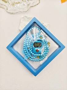 1pc Finger Ring Counter For Praying With Rhinestones, Muslim Prayer Beads & Tasbih Bracelet Set