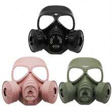 1pc Full Face Gas Mask Anti-Pollution Tactical Airsoft Paintball Outdoor Wargame Equipment