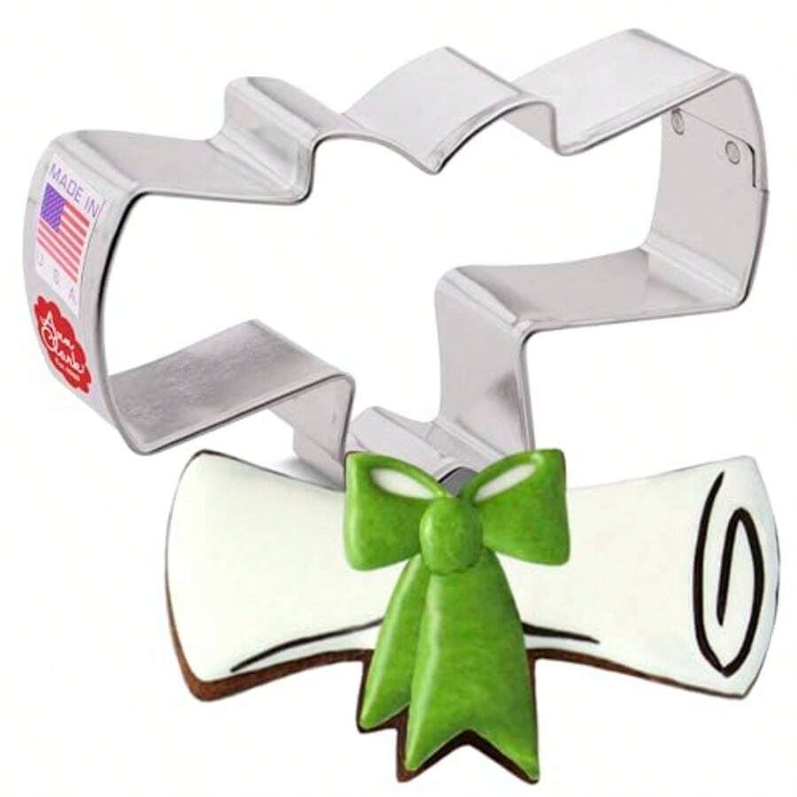 CZDiploma Graduation Cookie Cutter 4.25 Made In USA2216 - 銀色 - 查看 1