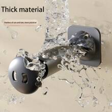 Percha de succión ajustable sin perforación, gancho de almacenamiento montado en la pared y el balcón, diseño telescópico con perilla, percha de suspensión multifuncional, percha montada en la pared, percha de secado, percha de succión, artefacto de almacenamiento, percha telescópica multifuncional montada en la pared del balcón del hogar, percha telescópica portátil de almacenamiento, adecuada para el hogar y los viajes