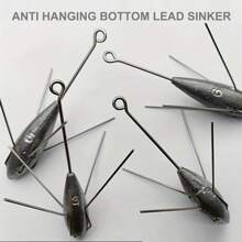 1 件倒置铅坠，防卡死底部重量，适用于钓鱼竿海钓和路亚钓鱼（多种型号可选）