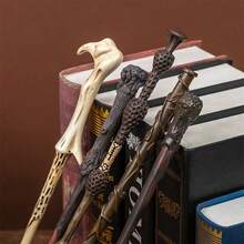 2025新款木制魔法棒，展示架，多层魔法棒支架，桌面装饰，适合万圣节、圣诞节、生日、男孩等场合，是完美的礼物之选。 - 彩色 - 查看 3