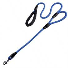 2-Handle Anti-Burst Dog Leash, Premium Quality Dog Leash With Soft Grip Handle - Durable, Suitable For Training, Walking And Outdoor Recreation - Great For Camping And Backyard Play With Pets Of All Sizes, Nylon Reflective Long Dog Training Leash, Dual Pet Leash For Small/Medium/Large Dogs