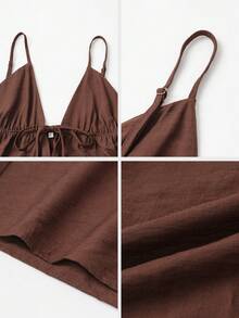 LilyHouse 女士夏季长裙，优雅时尚，海滩度假风，V 领吊带设计，适合日常约会、海滩度假、节日庆典、婚礼、优雅派对、毕业典礼、情人节等场合。