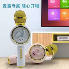 Wireless Bluetooth Karaoke Microphone – All In One, With Echo And Voice Effects, Ideal For Kids And Home Use - USB - View 5