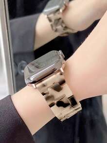 1 件轻质琥珀色树脂可调节 表带，兼容 38mm/40mm/41mm/42mm/44mm/45mm/46mm/49mm，适用于 Series Ultra3 2 1 S10 /SE/S9/S8/S7/S6/S5/S4/S3/S2/S1，智能表带配件