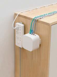 1PC Self Adhesive Power Strip Holder Self Adhesive Socket Organizer, Holder, Simplest Mount For Board, Remote Control Stored In The Kitchen, Home And Office