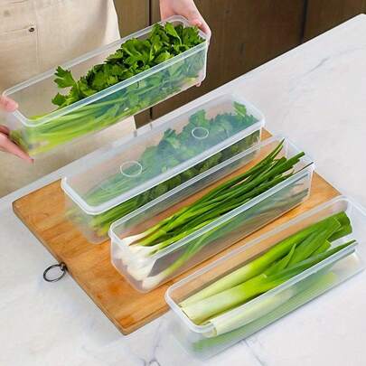 Hộp đựng mì ống nhỏ 4 chiếc, hộp đựng mì hình chữ nhật bằng nhựa trong suốt màu trắng có nắp - Hộp bảo quản thực phẩm kín khí, có thể tái sử dụng và xếp chồng lên nhau để đựng mì Ý, ngũ cốc, đồ ăn nhẹ, tủ lạnh nhà bếp, quà tặng Giáng sinh/Halloween, chất liệu Polypropylene (PP)