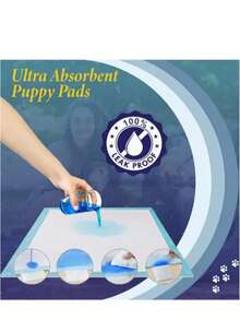 20片/100片狗狗一次性尿垫，狗尿布高吸水宠物笼垫小狗如厕训练垫