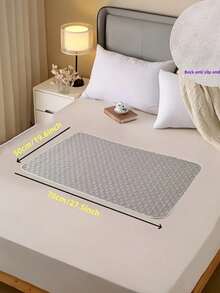 1pc Cotton Washable Potty Pad, Leak-Proof Mattress, Suitable For Seniors And Children, Various Sizes And Colors Available, Non-Fabric Material, Suitable For Menstruation And Home Use - 煙灰色(防滑) - 查看 4