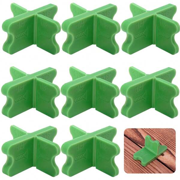 4 piezas de separadores creativos de nuevo diseño para terraza, 4 separadores de diferentes grosores, herramienta de ajuste del ancho del piso