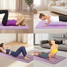 1pc Folding Yoga Mat Thick Yoga Mat TPE Yoga Mat Comfortable No-Slip Yoga Mat Soft Cushion Fitness Mat Double-Sided Anti-Slip Yoga Mat Squat Pad Exercise Mat For Suitable For Hot Yoga Sports Fitness, Fitness Floor Mat , Gym Set ,Suitable For Gift Giving,Mother's Day Gift, Birthday Gift, Christmas Gift,Gymnastics, Exercise, Pilates, Workout At Home