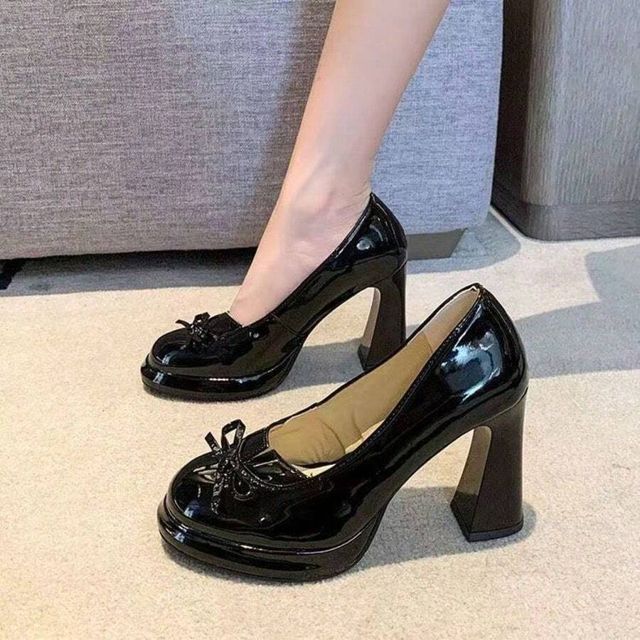 Women Pumps - 黑色 - 查看 1