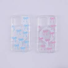 Bowknot Skin-Friendly Magnetic Phone Case Compatible With IPhone 16 ProMax/15/14/13/12/11 Protective Cover