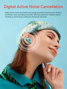 JBL Wave Beam 2 真无线降噪耳机，纯正低音，智能环境音技术，4 个麦克风带来清晰通话，长达 40 小时播放时间，IP54 防尘防水，100% 正品 - 藍色 - 查看 7