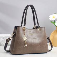 Women Top Handle Bags - 紅色 - 查看 5