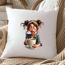 1/2/4 pièces Bandeau à boire le café le plus unique, autocollants de transfert thermique à motif de bande dessinée amusante, convient pour les t-shirts, sweats à capuche, jeans, sacs à dos, sacs à main, taies d'oreiller et casquettes de baseball vintage. Autocollants en plastique lavables et durables pour l'artisanat et la décoration