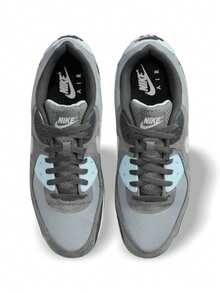 Nike Giày thể thao nam Air Max 90 thoáng khí, đệm nhẹ, đa năng, đi làm hàng ngày, màu xám DM0029-009 - đá bọt/xám - Xem 4