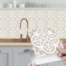 10pcs Self-Adhesive Bathroom & Kitchen Backsplash Tile Stickers, Faux Tile Matte Anti-Slip Decals For Wall, Sink, Bathroom, Easy To Apply And Won't Peel Off Kitchen Accessories Kitchen Items Kitchen Decor Wall Paper Wallpaper Wall Decor Wall Stickers Wall Sticker