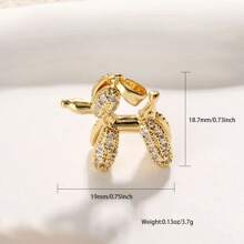 Collar con colgante de caballo de cobre con efecto de goteo de aceite, colgante de joyería de animales como perro globo, leopardo, elefante con circonita, accesorios de joyería de lujo DIY, regalo para novio, novia, mejor amigo