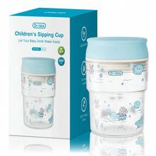 1pc 280ml Silicone Straw Cup, Leak-Proof Soft Spout Cup For School Kids, Durable And Easy To Clean