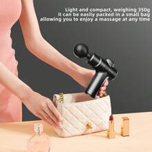 Mini Portable Massage Gun Deep Tissue,Percussion Back Massager Gun For Athletes Muscle Massage Gun For Pain Relief With 8 Massage Heads & 20 Speeds