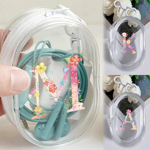 1 قطعة حقيبة تخزين بلاستيكية صغيرة، حقيبة محمولة لاكسسوارات السفر، صندوق تخزين قطع مجوهرات، حقيبة صغيرة للاكسسوارات