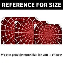 1pc Super Hero Spider Web Birthday Party Backdrop Banner - (82.7x59.1 59.1x39.4 39.4x29.5 Inch), Multi-Purpose Unisex Party Decoration Background, Suitable For All Seasons, Indoor/Outdoor, Photography Studio, Garden, Party Decor